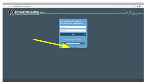 Forgot Password link 